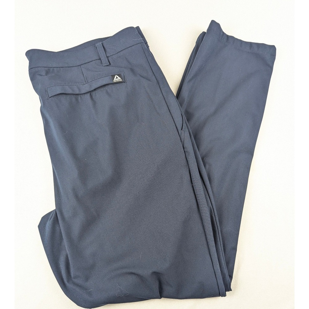 Reebok Mens Golf Performance Chino Pants Navy Blue 38x32 REM233PA06
